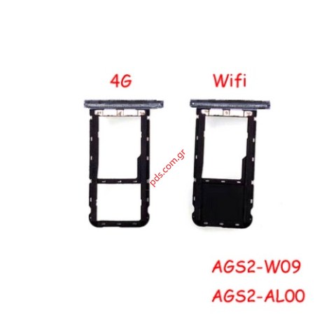 Θυρίδα κάρτας SIM Tray Black Huawei MEDIAPAD T5 10.1 inch (AGS2-L09) Sim and SD Card Tray holder σε μαύρο χρώμα  Θυρίδα κάρτας SIM Tray Black Huawei MEDIAPAD T5 10.1 inch (AGS2-L09) Sim and SD Card Tray holder σε μαύρο χρώμα