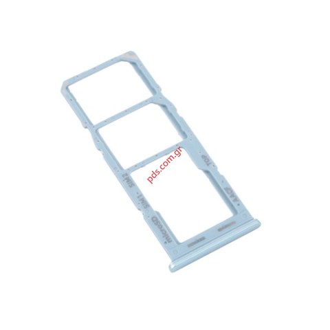 Θυρίδα κάρτας SIM Tray Samsung A135 Galaxy A13 4G/5G Light Blue DUAL SIM/SD OEM 