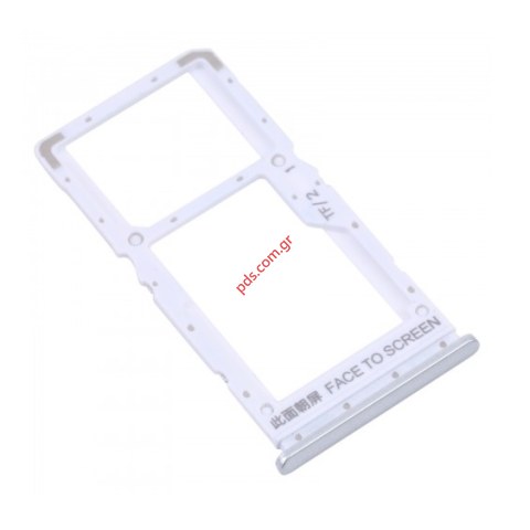 Θυρίδα κάρτας SIM Xiaomi Redmi Note 10 5G Silver (M2103K19G) Sim tray + MicroSD tray  Θυρίδα κάρτας SIM Xiaomi Redmi Note 10 5G Silver (M2103K19G) Sim tray + MicroSD tray