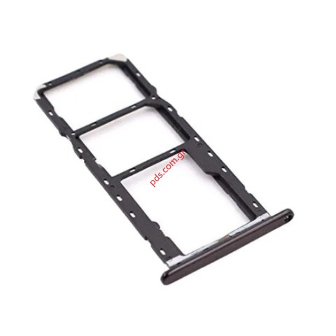 Θυρίδα κάρτας Tray Huawei Y6 Prime 2018 (ATU-L31) Dual SIM/SD OEM Black