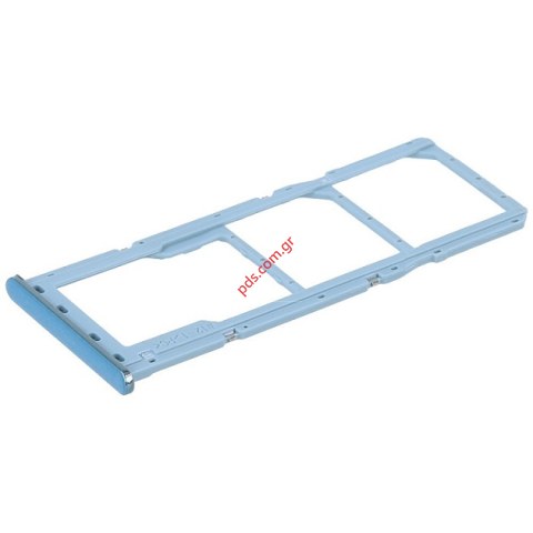 Θυρίδα κάρτας Tray Samsung A515 Galaxy A51 Blue DUAL SIM/SD OEM 