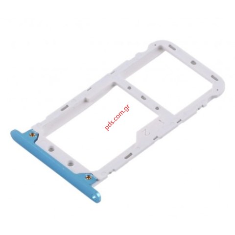 Θυρίδα κάρτας Xiaomi Redmi 5 Plus Blue βάση κάρτας SIM TRAY και κάρτα μνήμης σε μπλέ χρώμα Θυρίδα κάρτας Xiaomi Redmi 5 Plus Blue βάση κάρτας SIM TRAY και κάρτα μνήμης σε μπλέ χρώμα