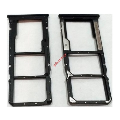 Θυρίδα κάρτας Xiaomi Redmi 7 Black βάση κάρτας SIM TRAY και κάρτα μνήμης σε μαύρο χρώμα Θυρίδα κάρτας Xiaomi Redmi 7 Black βάση κάρτας SIM TRAY και κάρτα μνήμης σε μαύρο χρώμα