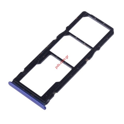 Θυρίδα κάρτας Xiaomi Redmi 7 Blue βάση κάρτας SIM TRAY και κάρτα μνήμης σε μπλέ χρώμα Θυρίδα κάρτας Xiaomi Redmi 7 Blue βάση κάρτας SIM TRAY και κάρτα μνήμης σε μπλέ χρώμα