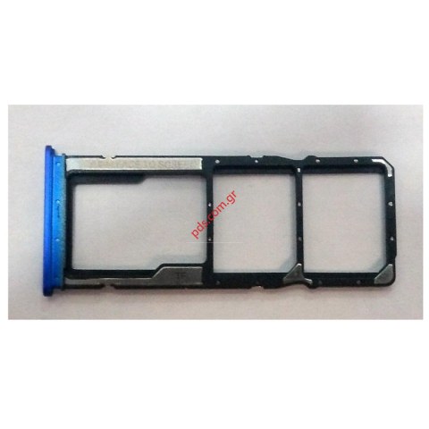 Θυρίδα κάρτας Xiaomi Redmi 8A Blue βάση κάρτας SIM TRAY και κάρτα μνήμης σε μπλέ χρώμα Θυρίδα κάρτας Xiaomi Redmi 8A Blue βάση κάρτας SIM TRAY και κάρτα μνήμης σε μπλέ χρώμα