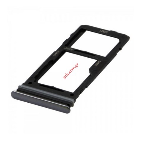 Υποδοχή κάρτας Sim Black Samsung A725F Galaxy A72 4G σε μαύρο χρώμα Sim & SD Card Tray holder