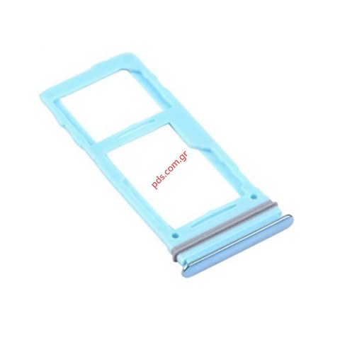 Υποδοχή κάρτας Sim Blue Samsung A725F Galaxy A72 4G σε μπλέ χρώμα Sim & SD Card Tray holder
