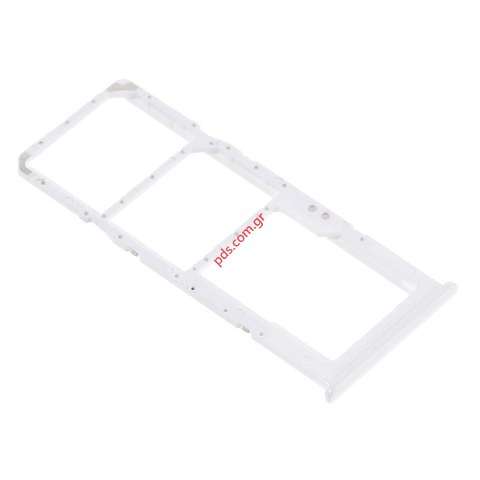 Υποδοχή κάρτας SIM White Samsung SM-A307F Galaxy A30S σε λευκό χρώμα (OEM)