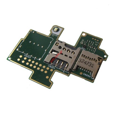 Γνήσια πλακέτα SIM Reader Sony Xperia M C1904, C1905 (SIM 1 και SD Card Slot)