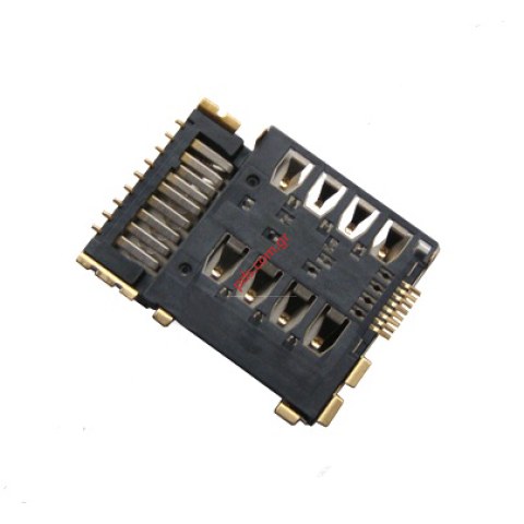 Original SIM card reader Samsung i8260 Galaxy Core Card Edge Slot 