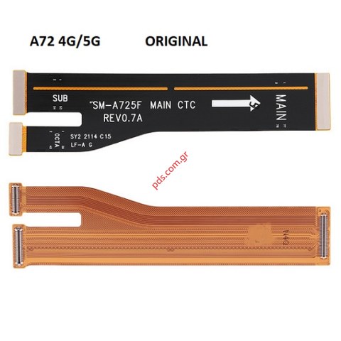 Γνήσια κεντρική ταινία Samsung Galaxy A72 4G, A725, A726 5G OEM Flex cable main ORIGINAL