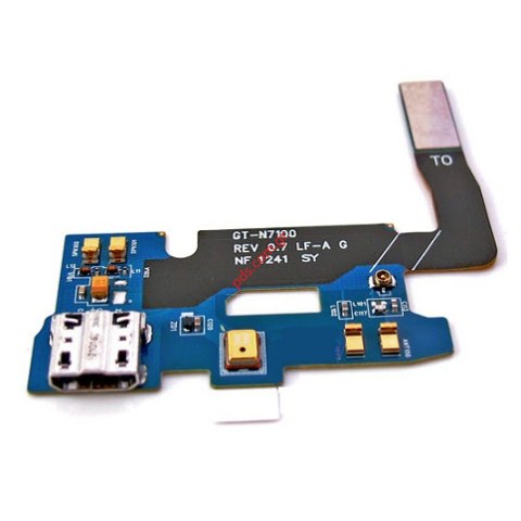 Γνήσια πλακέτα PCB Samsung Galaxy Note 2 N7100 Plug με το σύστημα τροφοδοσίας