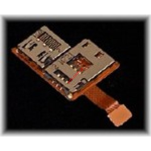 Original SonyEricsson K850i flex cable slot SIM/M2 memory card 