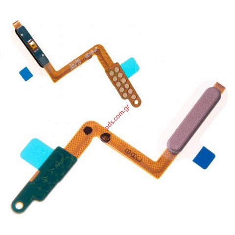 Γνήσια ταινία αισθητήρα Samsung A750 Galaxy A7 2018 Gold ON/OFF fingerprint sensor cable σε χρυσό χρώμα