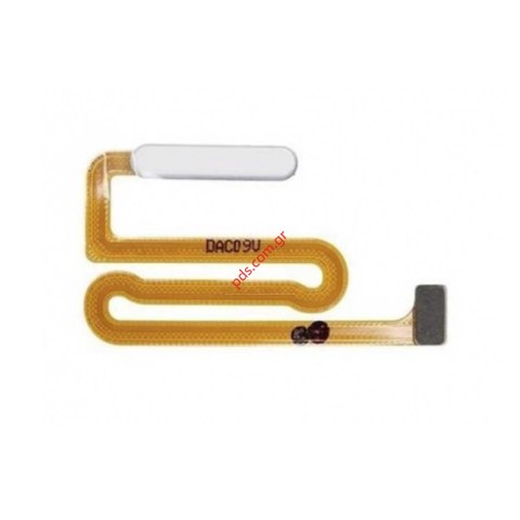 Γνήσια ταινία flex cable Samsung A125 Galaxy A12/12S White Fingerprint sensor σε λευκό χρώμα ORIGINAL