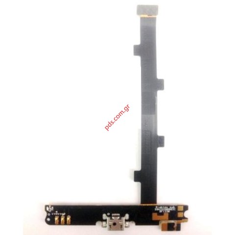 Γνήσια ταινία τροφοδοσίας Alcatel One Touch 6040X Flex cable MicroUSB charging connector