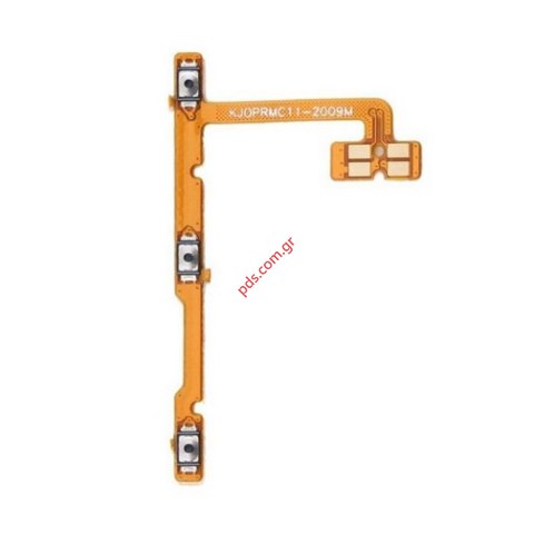 Καλωδιοταινία Flex Cable Realme C11 (RMX2185) 2020 Ενεργοποίησης και Ήχου / Power ON/OFF + Volume OEM Bulk