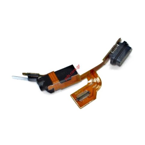 Καλωδιοταινία Micro USB Connector Nokia Lumia 925 Microfone Flex Cable, Audio Jack Καλωδιοταινία Micro USB Connector Nokia Lumia 925 Microfone Flex Cable, Audio Jack