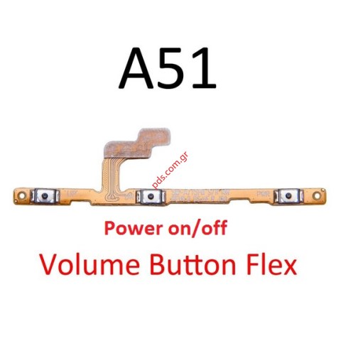 Καλωδιοταινία Samsung A515 Galaxy A51 Power on/off Flex Volume cable OEM Bulk