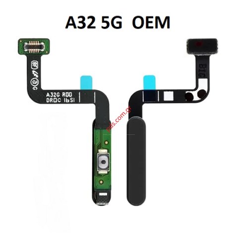 Καλωδιοταινία Samsung Galaxy A32 5G A326 Black OEM Power on/off Δαχτυλικoύ Αποτυπώματος / Fingerprint Bulk