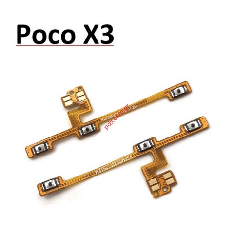 Καλωδιοταινία Xiaomi Poco X3 (M2007J20CG) NFC Power on/off & Volume side key Καλωδιοταινία Xiaomi Poco X3 (M2007J20CG) NFC Power on/off & Volume side key
