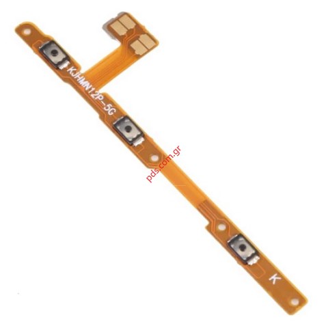 Καλωδιοταινία Xiaomi Redmi Note 12 5G (22101316G) Flex cable Power on/off, volume Bulk