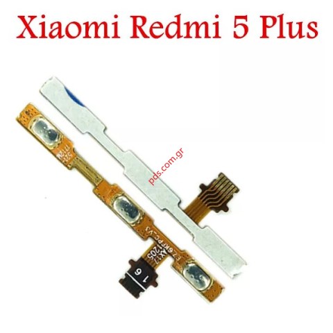 Πλαινή ταινία Xiaomi Redmi 5 Plus Flex cable side key Power on/off, volume  Πλαινή ταινία Xiaomi Redmi 5 Plus Flex cable side key Power on/off, volume