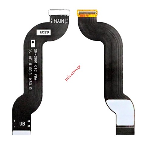 Ταινία flex cable Samsung Galaxy S21 5G SM-G991B LCD (MAIN + UB) Bulk Ταινία flex cable Samsung Galaxy S21 5G SM-G991B LCD (MAIN + UB) Bulk