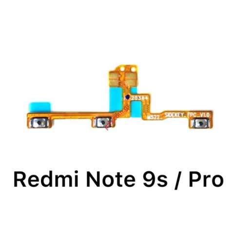 Flex cable Xiaomi Redmi Note 9S/ 9 PRO Power on/off, volume