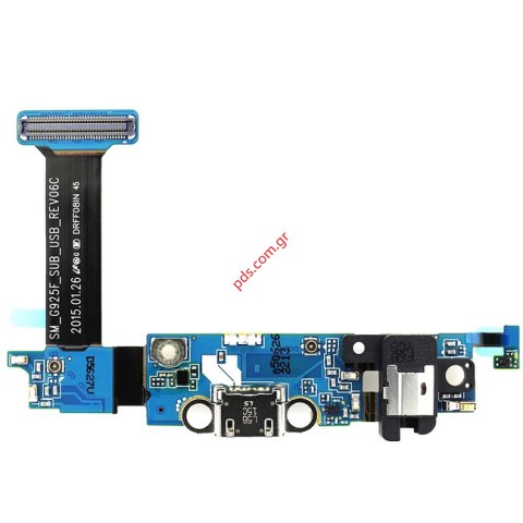 Ταινία (OEM) Samsung SM-G925 Galaxy S6 Edge με την υποδοχή τροφοδοσίας Micro USB connector  Ταινία (OEM) Samsung SM-G925 Galaxy S6 Edge με την υποδοχή τροφοδοσίας Micro USB connector
