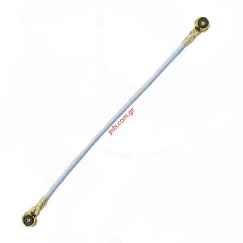 Γνήσιο καλώδιο σήματος RF 33MM Samsung SM-G920F Galaxy S6 White σε λευκό χρώμα