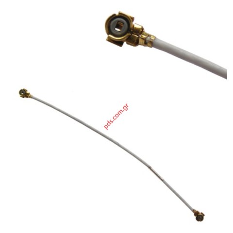 Γνήσιο καλώδιο σήματος RF White LG D315 F70 Coax signal antenna cable σε λευκό χρώμα