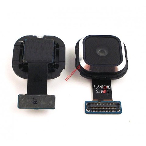 Γνήσια πίσω κάμερα 13Mpix Samsung SM-A700F Galaxy A7 Black σε μαύρο χρώμα με το τζάμι 