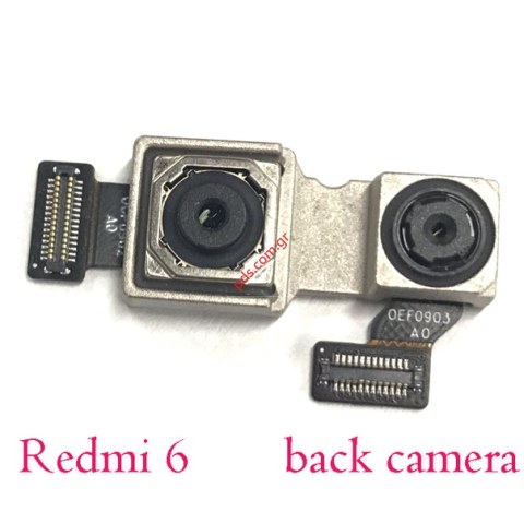 Πίσω κεντρική διπλή κάμερα Xiaomi Redmi 6, Redmi 6a Back 12/5MP Πίσω κεντρική διπλή κάμερα Xiaomi Redmi 6, Redmi 6a Back 12/5MP