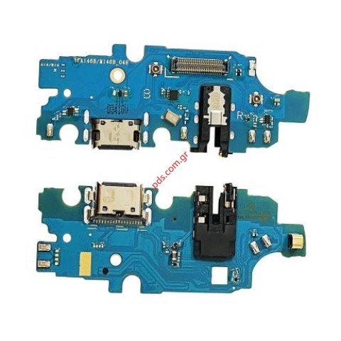 Γνήσια πλακέτα φόρτισης Samsung A14 4G Galaxy SM-A146B 2023 REV M14 Charge board Microusb B port TYPE-C (Service Pack) ORIGINAL