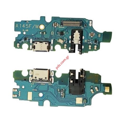 Γνήσια πλακέτα φόρτισης Samsung A14 4G LTE Galaxy SM-A145F TYPE-C (Service Pack) ORIGINAL NON EU