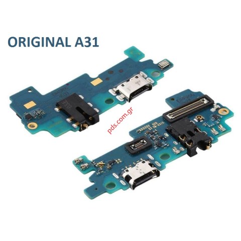 Γνήσια πλακέτα φόρτισης Samsung A315F Galaxy A31 UBC TYPE-C Charging SUB Board Audio jack Microfone Bulk ORIGINAL