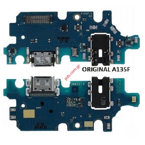 Γνήσια πλακέτα φόρτισης Samsung Galaxy A13 4G SM-A135F Charging SUB Board MicroUSB TYPE-C Connector port Bulk (ORIGINAL)