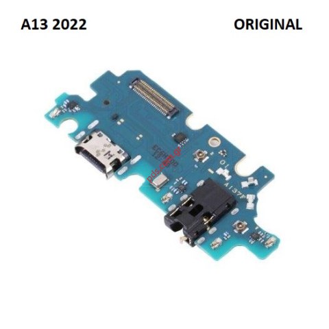 Γνήσια πλακέτα φόρτισης Samsung Galaxy A13 (SM-A137F) 2022 Type-C Flex cable SUB PBA charge board Audio jack 3.5mm ORIGINAL