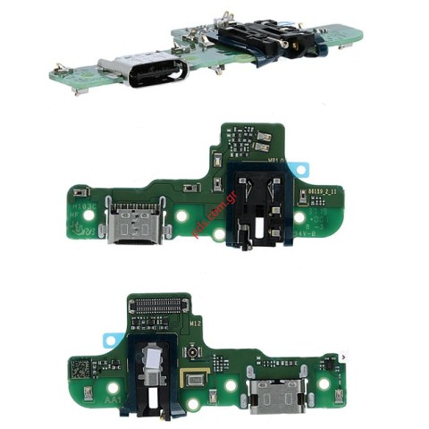 Γνήσια πλακέτα φόρτισης Samsung Galaxy A20s (SM-A207F) V M12 INTERNATIONAL UBC TYPE-C Charging SUB Board Audio jack Microfone ORIGINAL