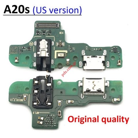 Γνήσια πλακέτα φόρτισης Samsung Galaxy A20s (SM-A207F) V M14 USA UBC TYPE-C Charging SUB Board Audio jack Microfone ORIGINAL US