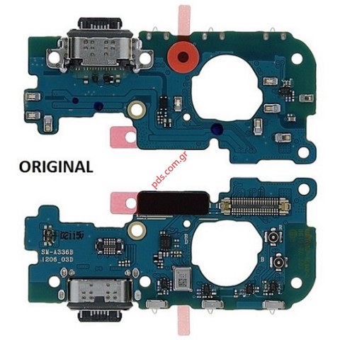 Γνήσια πλακέτα φόρτισης Samsung Galaxy A33 5G (SM-A336) Type-C Dock SUB PBA charge board ORIGINAL