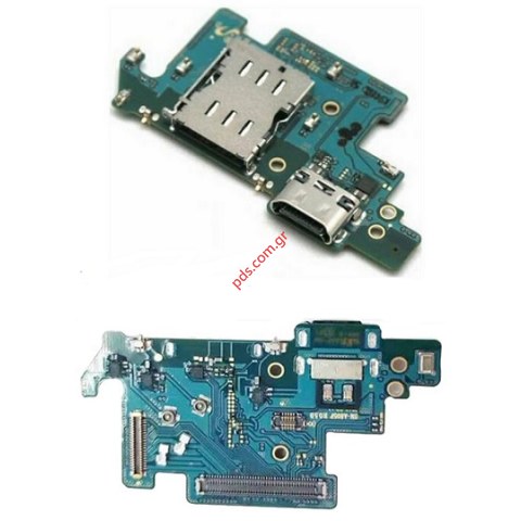 Γνήσια πλακέτα φόρτισης Samsung Galaxy A80 SM-A805 Type-C Flex cable SUB PBA charge board Audio jack 3.5mm ORIGINAL