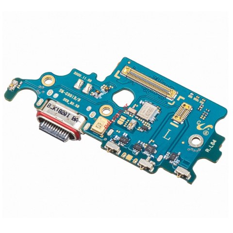 Γνήσια πλακέτα φόρτισης Samsung Galaxy S21 5G SM-G991B USB Charging Port Dock Connector TYPE-C Board Flex Replacement Part Bulk ORIGINAL