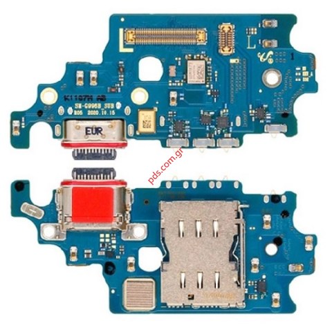 Γνήσια πλακέτα φόρτισης Samsung Galaxy S21 Plus 5G G996 Charge Board Dock TYPE-C Bulk ORIGINAL Γνήσια πλακέτα φόρτισης Samsung Galaxy S21 Plus 5G G996 Charge Board Dock TYPE-C Bulk ORIGINAL