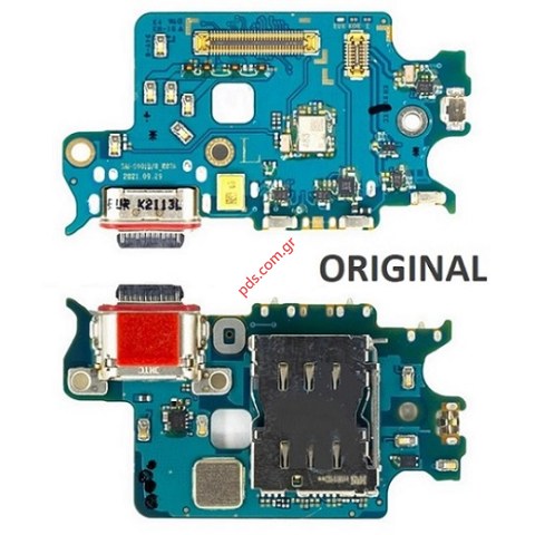 Γνήσια πλακέτα φόρτισης Samsung Galaxy S22 S901B EU SIM CARD Slot & SUB Board Charging Connector Port TYPE-C Bulk ORIGINAL Γνήσια πλακέτα φόρτισης Samsung Galaxy S22 S901B EU SIM CARD Slot & SUB Board Charging Connector Port TYPE-C Bulk ORIGINAL