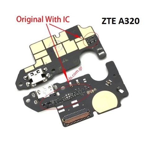 Original charging board ZTE A320 Blade L7 PBA MicroUSB Connector Port Original charging board ZTE A320 Blade L7 PBA MicroUSB Connector Port