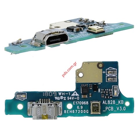 Original Huawei Y6 (MYA-L41) 2017 DS PCB Board Charging port and connector Original Huawei Y6 (MYA-L41) 2017 DS PCB Board Charging port and connector