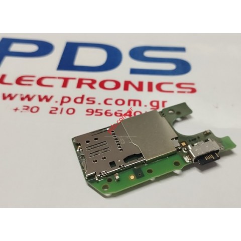 Γνήσια πλακέτα τροφοδοσίας TCL 20R 5G (T767H) Charge SUB Board MicroUSB TYPE C BULK ORIGINAL
