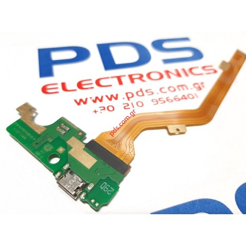 Γνήσια ταινία με κονέκτορα φόρτισης Alcatel 3L (2020) 5029D Flex cable Plug charging board and microusb B port ORIGINAL